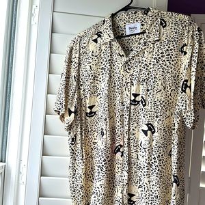 Duvin Design- SOLD OUT Leopard Print Botton-up Lightweight